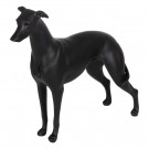 FIGURE DOG BLACK POLYRESIN DECORATION 39 X 15 X 34,50 CM thumbnail