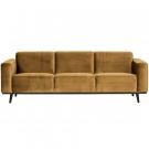 WOOOD STATEMENT 3-SEATER 230 CM VELVET HONEY YELLOW thumbnail