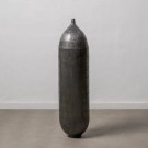 Vase svart aluminium 33x33x120 thumbnail