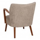 ARMCHAIR TAUPE OLD WEAVE-WOOD 56 X 56 X 78 CM 610889 thumbnail