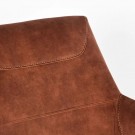 TOBY LOUNGE CHAIR RUST VELOUR thumbnail