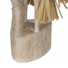 FIGURE HERON WOOD-NATURAL FIBER 20 X 10 X 62 CM thumbnail