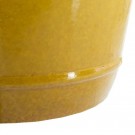 STOOL YELLOW CERAMIC DECORATION 35 X 35 X 48 CM thumbnail