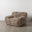 BETTAN ARMCHAIR TAUPE OLD FABRIC 124 X 107 X 79,50 CM thumbnail