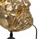 WALL LAMP BULL DOG GOLD RESIN LIGHTING 28 X 26,50 X 23 CM thumbnail