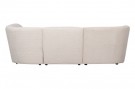 WOOOD COCO 3-SEATER ROUNDED RIGHT BOUCLÉ CREAM thumbnail