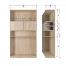 Modulair overskap 110cm eik natur matt [fsc] thumbnail