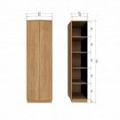 WOOOD ZUMA HIGH CABINET 67CM OAK TRANSPARANT [fsc] thumbnail