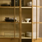 WOOOD EXHIBIT XL 2-DOORS CABINET METAL HONEY YELLOW thumbnail