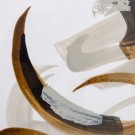2stk, Abstrakt, håndmalt lerret 50x70 thumbnail