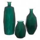 Vase i matt-grønn glass 30x30x60 thumbnail