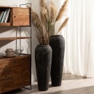 VASE GREY FIBER CEMENT DECORATION 42 X 42 X 120 CM thumbnail