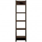 WOOOD TIMO OPEN CABINET MDF DARK BROWN 195x50x40CM thumbnail