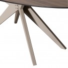 Elk spisebord aluminium understell med hpl topp sand 100x220cm thumbnail