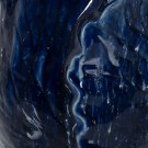 VASE BLUE CERAMIC DECORATION 21 X 21 X 27 CM thumbnail