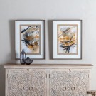 2stk, Abstrakt, håndmalt lerret 60x80 thumbnail