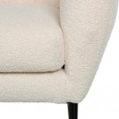 Lenestol beige stoff-metall 90x82x82 thumbnail