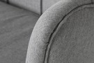 SPRAY sofa i polyester med metall ben  130X77X83 GRÅ thumbnail