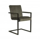 MILO DINING CHAIR HUNTER GREEN VELOUR thumbnail