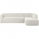 WOOOD SLOPING CORNER SOFA RIGHT PEARL MELANGE thumbnail