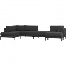 Vtwonen COUPLE LOUNGE ELEMENT LEFT DARK GREY thumbnail