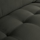 WOOOD RODEO CLASSIC SOFA 3-SEATER VELVET ANTHRACITE thumbnail