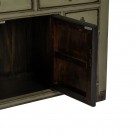 BUFFET OLIVE GREEN WOOD-MDF 140 X 40 X 85 CM SKU. 611339 thumbnail