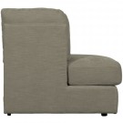 Vtwonen FAMILY 1-SEAT ELEMENT ROUNDCORNER LEFT WOVENFABRIC WARMGREY thumbnail
