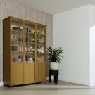 WOOOD EXHIBIT XL 3-DOORS CABINET METAL HONEY YELLOW thumbnail