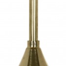 Bordlampe champagne gull metall/glass 31x31x65 thumbnail