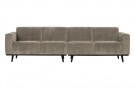 WOOOD STATEMENT 4-SEATER 280 CM FLAT RIB CLAY thumbnail