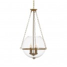 CEILING LAMP GOLD METAL / GLASS LIGHTING 40 X 40 X 80 CM thumbnail