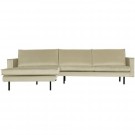 WOOOD RODEO CHAISE LONGUE LEFT VELVET PISTACHIO thumbnail
