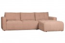 Vtwonen BAR CHAISE LONGUE WOVEN FABRIC RIGHT PINK thumbnail