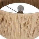 Pointed bordlampe metall/raffia natur thumbnail