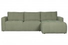 Vtwonen BAR CHAISE LONGUE WOVEN FABRIC RIGHT GREEN thumbnail