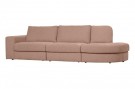 Vtwonen FAMILY 2,5-SEATER SOFA ROUNDED RIGHT PINK thumbnail