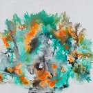 Vase, håndmalt lerret 113x113 thumbnail
