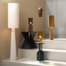 WOOOD LOFT FLOOR LAMP METAL/BOUCLÉ TAPENADE 130xØ30CM thumbnail