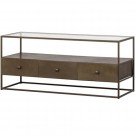 WOOOD DEPART TV UNIT METAL ANTIQUE BRASS thumbnail
