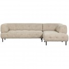 WOOOD Lloyd hjørnesofa høyre grovvevd naturmelert thumbnail