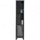 WOOOD CAS LOCKERCABINET 3 DR METAL BLACK thumbnail