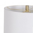Bordlampe gull-hvit metall-marbel 39x39x69 thumbnail