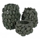 VASE GREEN CERAMIC DECORATION 33 X 33 X 44 CM thumbnail