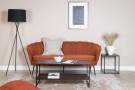 Calais 3-seter sofa rød  thumbnail