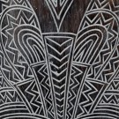 FIGURE MASK WOOD DECORATION 24 X 5 X 80 CM thumbnail