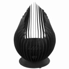 Eldstad matt svart, D50 H70 cm thumbnail