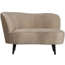WOOOD SARA LOUNGE ARMCHAIR LEFT VELVET KHAKI thumbnail