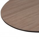 Elk spisebord aluminium understell med hpl topp sand 100x220cm thumbnail
