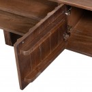 WOOOD LAVISH TV UNIT WITH DESIGNED DOORS WOOD WARM BROWN thumbnail